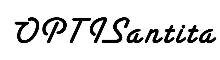 OPTISantita  font caratteri gratis