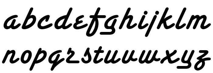 OPTISantita Font LOWERCASE