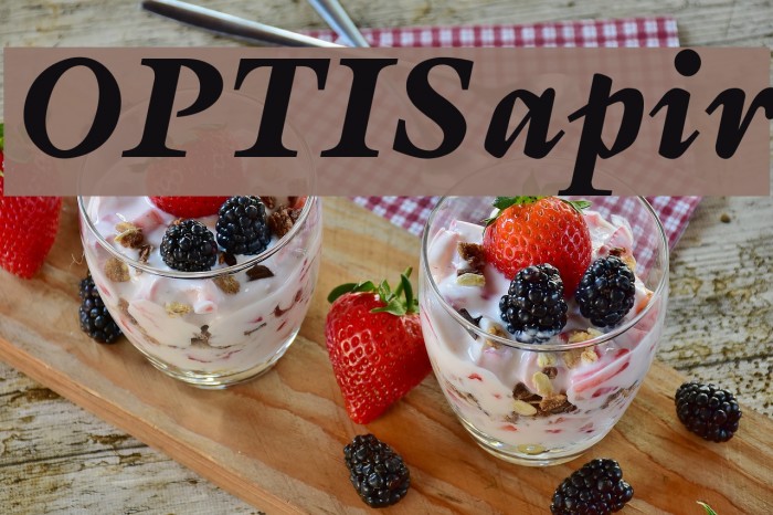 OPTISapir Font examples