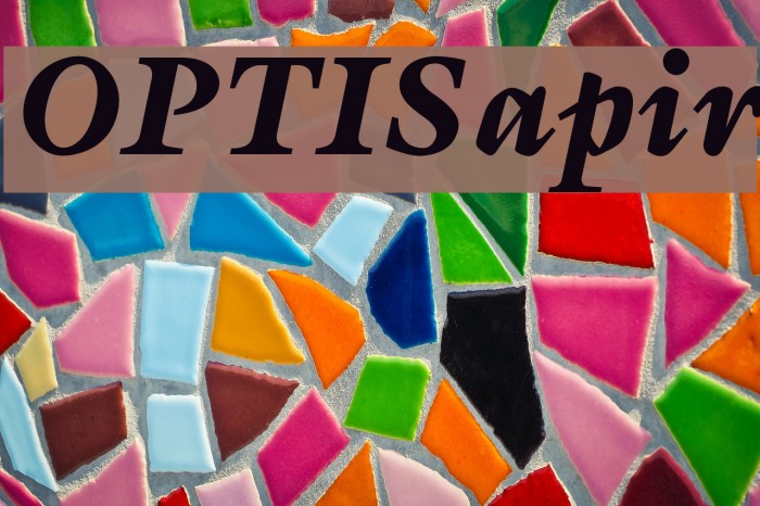 OPTISapir Font examples