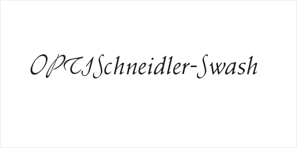 OPTISchneidler-Swash Logo