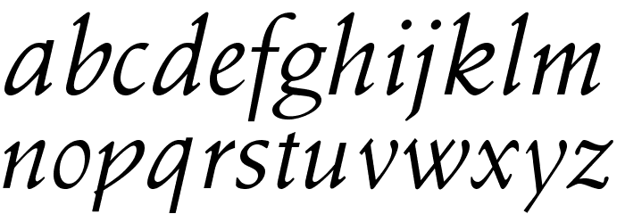 OPTISchneidler-Swash Font LOWERCASE