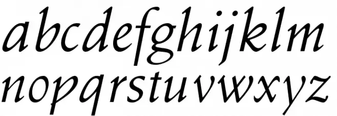 OPTISchneidler-Swash 字体 小写