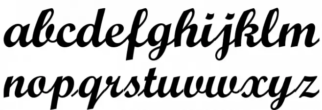 OPTIScript-Bold Шрифта строчной