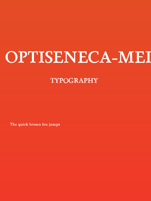 OPTISeneca-Medium Poster