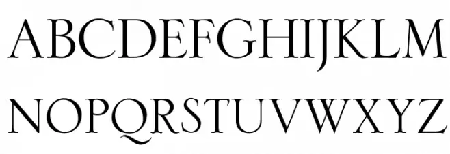 OPTISerlio Шрифта ВЕРХНИЙ