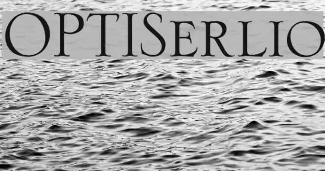 OPTISerlio Font examples