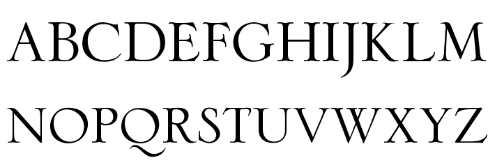 OPTISerlio Font LOWERCASE