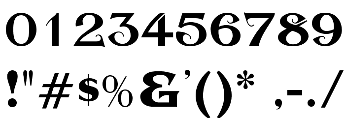 OPTISesame Font OTHER CHARS