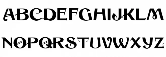 OPTISesame Шрифта ВЕРХНИЙ