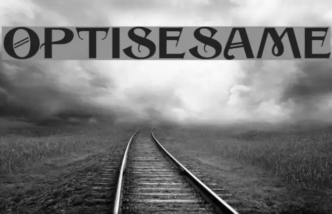 OPTISesame Font examples