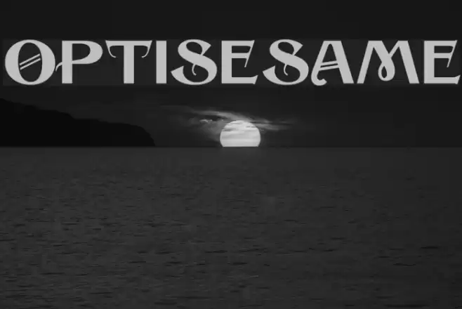 OPTISesame Font examples