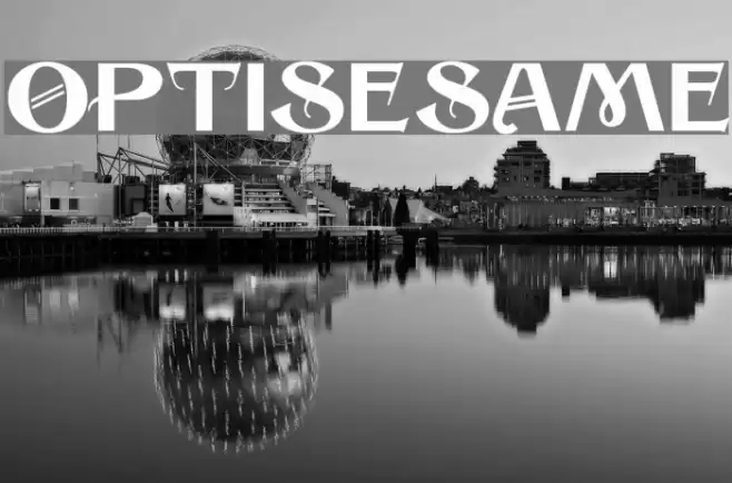 OPTISesame Font examples