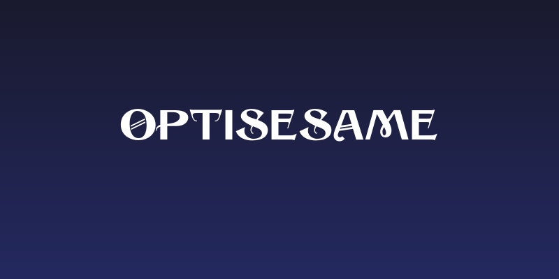 OPTISesame Social Header