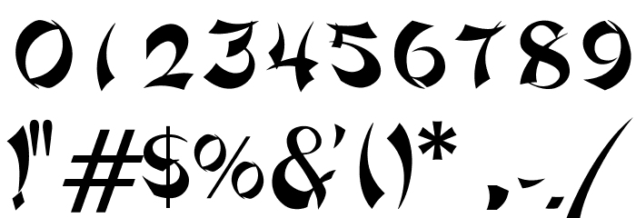 OPTIShanghai Font OTHER CHARS