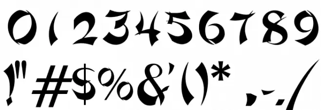 OPTIShanghai Font OTHER CHARS