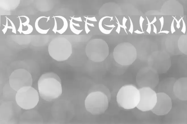 OPTIShanghai Font examples