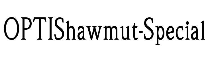 OPTIShawmut-Special Font