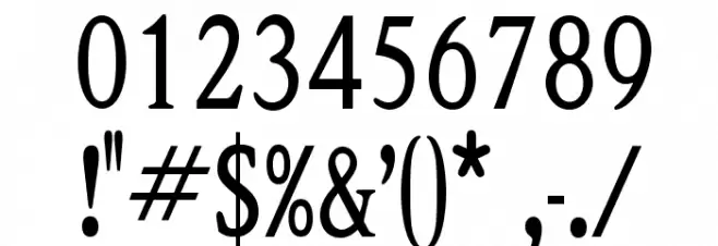 OPTIShawmut-SpecialSupp Font OTHER CHARS