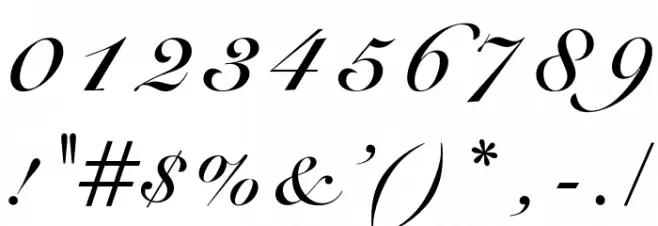 OPTISicilia-Bold Font OTHER CHARS