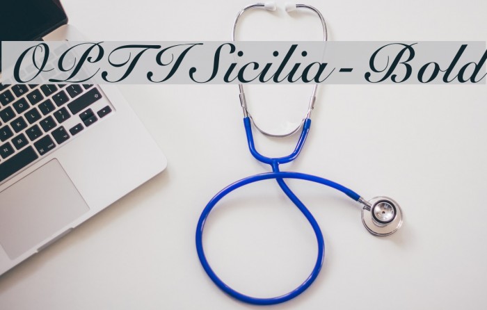 OPTISicilia-Bold Font examples