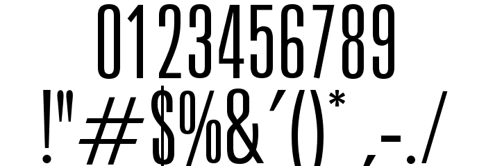 OPTISignum Font OTHER CHARS
