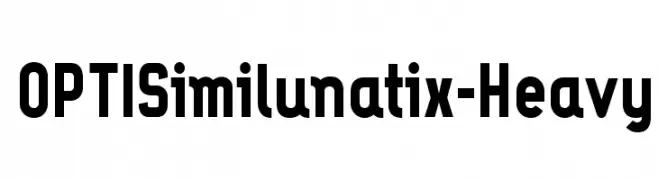 OPTISimilunatix-Heavy  baixar fontes gratis