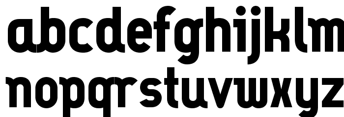 OPTISimilunatix-Heavy Font LOWERCASE