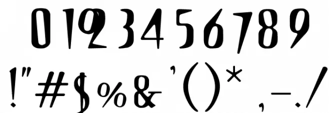 OPTISin-Bold Font OTHER CHARS