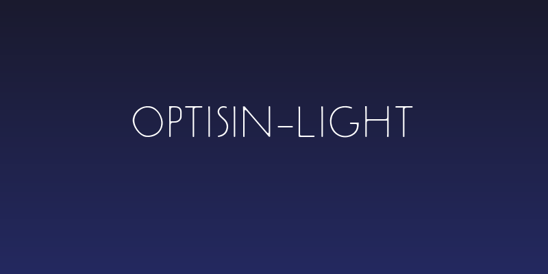 OPTISin-Light Social Header