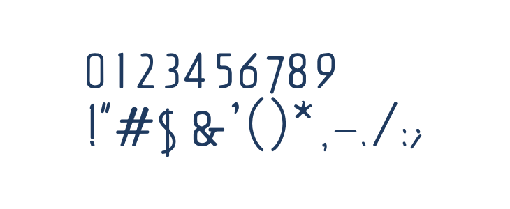 OPTISin-Medium Other Characters