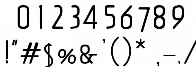 OPTISin-Medium Font OTHER CHARS