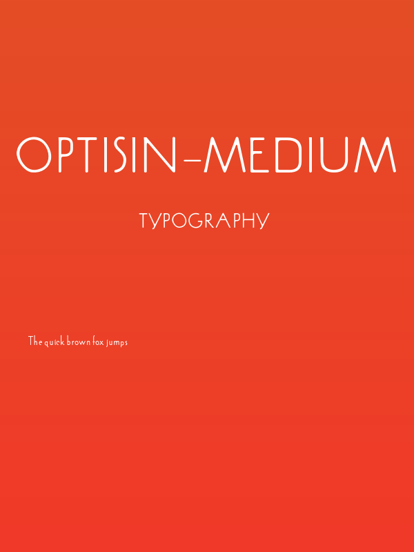 OPTISin-Medium Poster