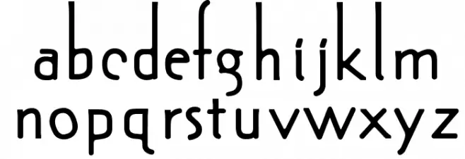 OPTISin-Medium 字体 小写