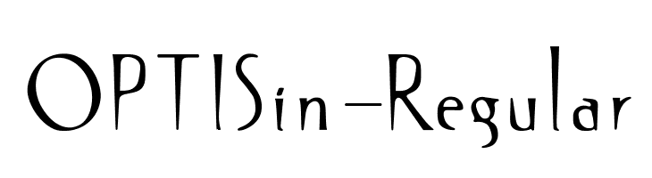 OPTISin-Regular Font