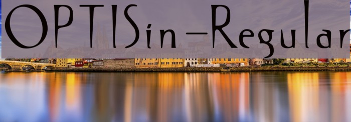 OPTISin-Regular Font examples