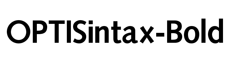 OPTISintax-Bold  لخطوط تنزيل