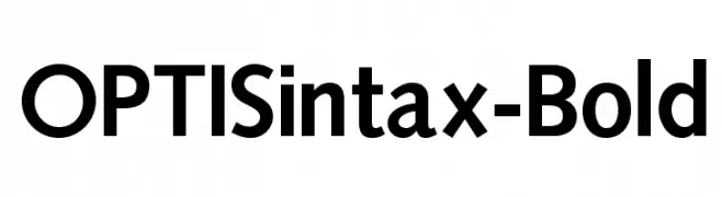 OPTISintax-Bold  baixar fontes gratis
