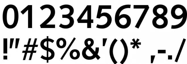 OPTISintax-Bold Font OTHER CHARS