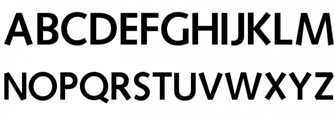 OPTISintax-Bold Font Litere mari