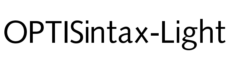 OPTISintax-Light  لخطوط تنزيل