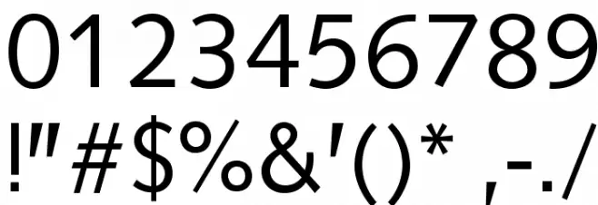 OPTISintax-Light Font OTHER CHARS