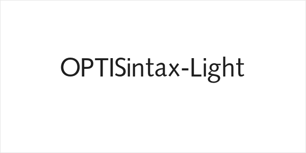 OPTISintax-Light Logo