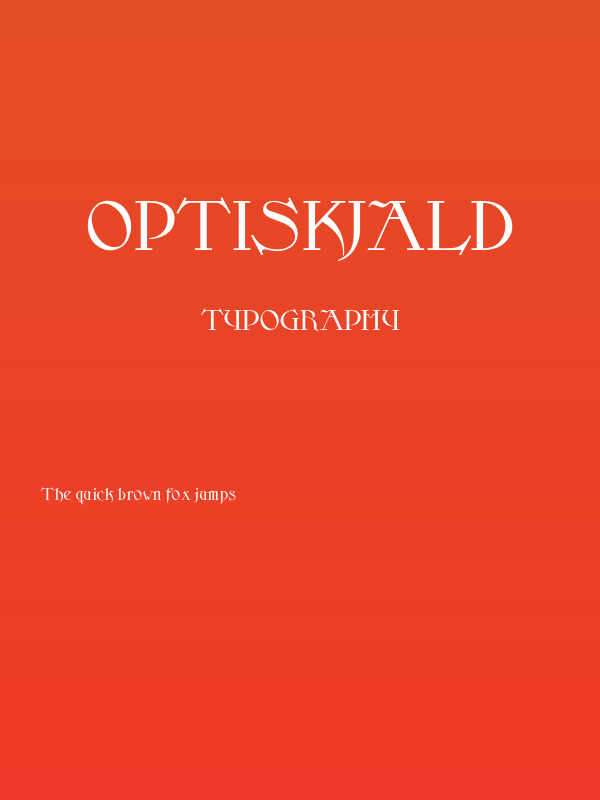 OPTISkjald Poster