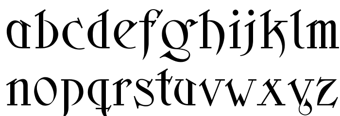 OPTISkjald Font LOWERCASE