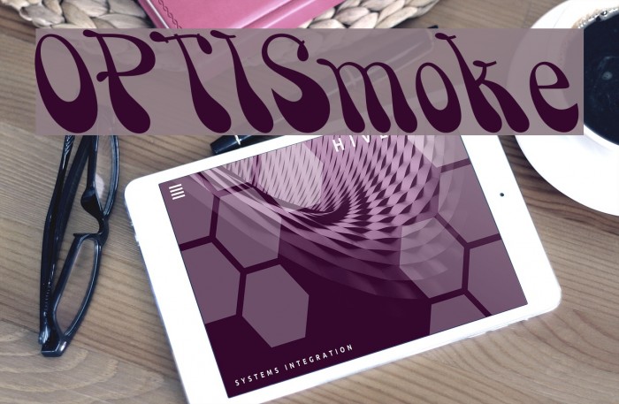 OPTISmoke Font examples