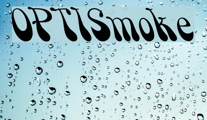 OPTISmoke Font examples