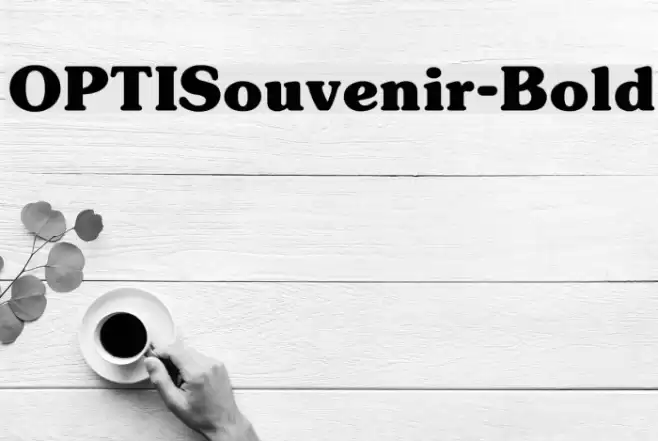 OPTISouvenir-Bold Font examples