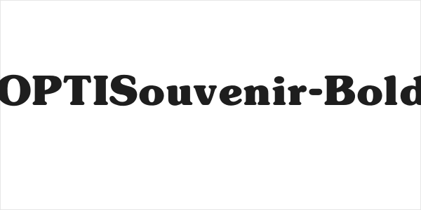 OPTISouvenir-Bold Logo