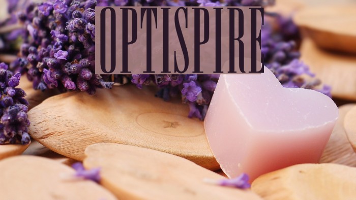 OPTISpire Font examples
